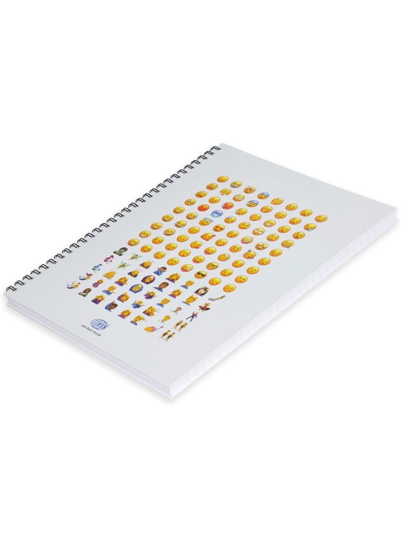 FIS Spiral Hard Cover Notebook Single Line 10X8 Inch, 100-Sheets 5-Piece - FSNBS1081904 - Image 2